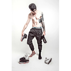Sk8erboy Chaussettes noires CREW SOCKS Sk8erboy